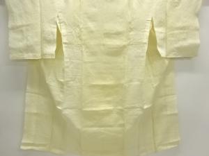 アンティーク　本麻透かし織　波模様長襦袢